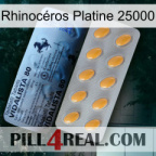 Rhinocéros Platine 25000 44